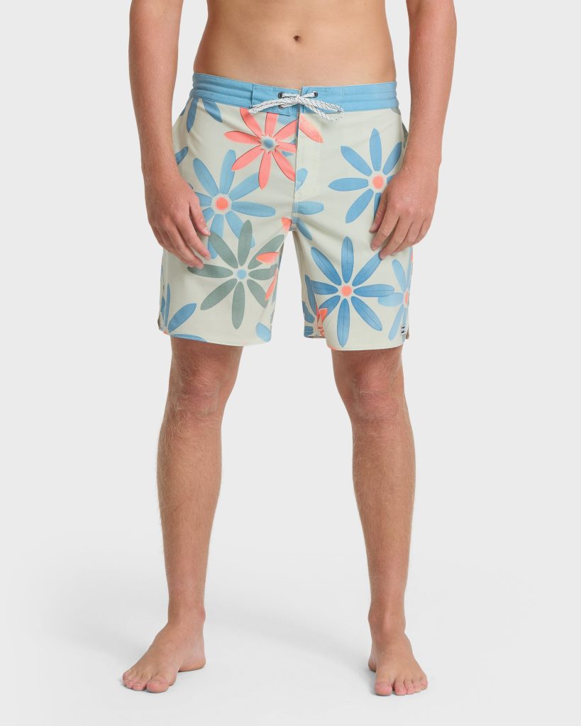 Good Times Lo Tide 17.5" Boardshorts - Blue Fog