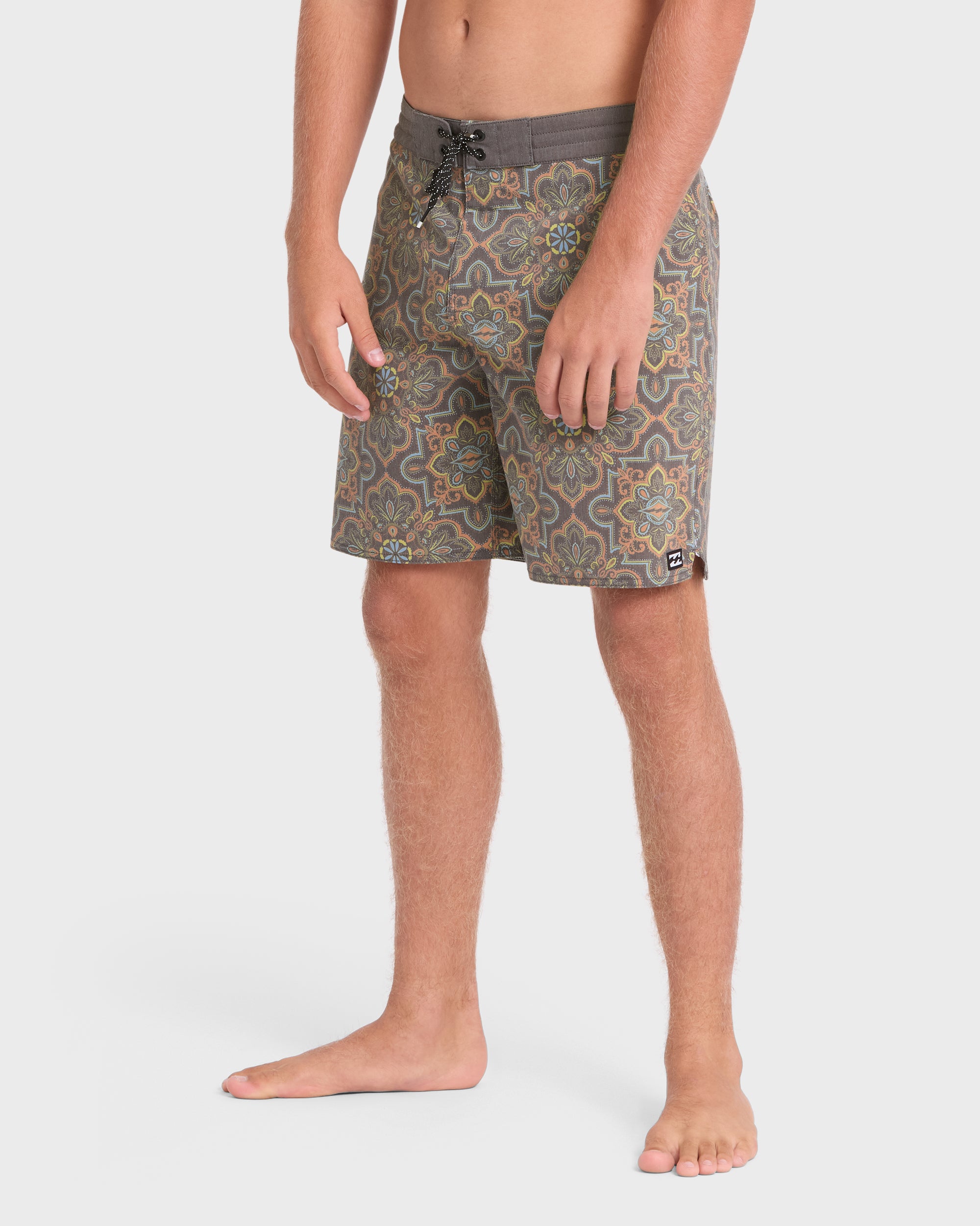 Good Times Lo Tide 17.5" Boardshorts - Slate Black