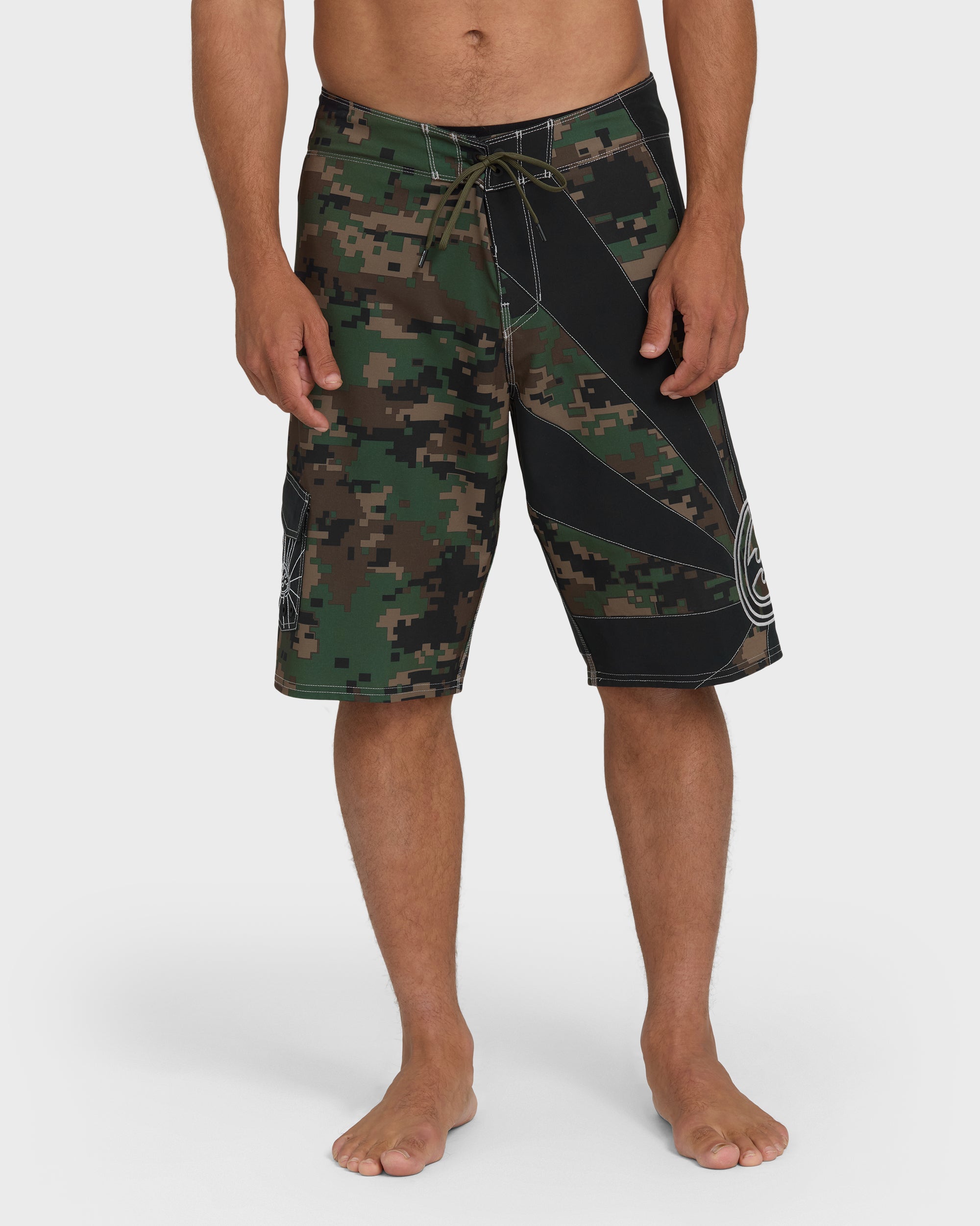 A.I. Rising Sun Pro 22" Boardshorts - Dark Olive