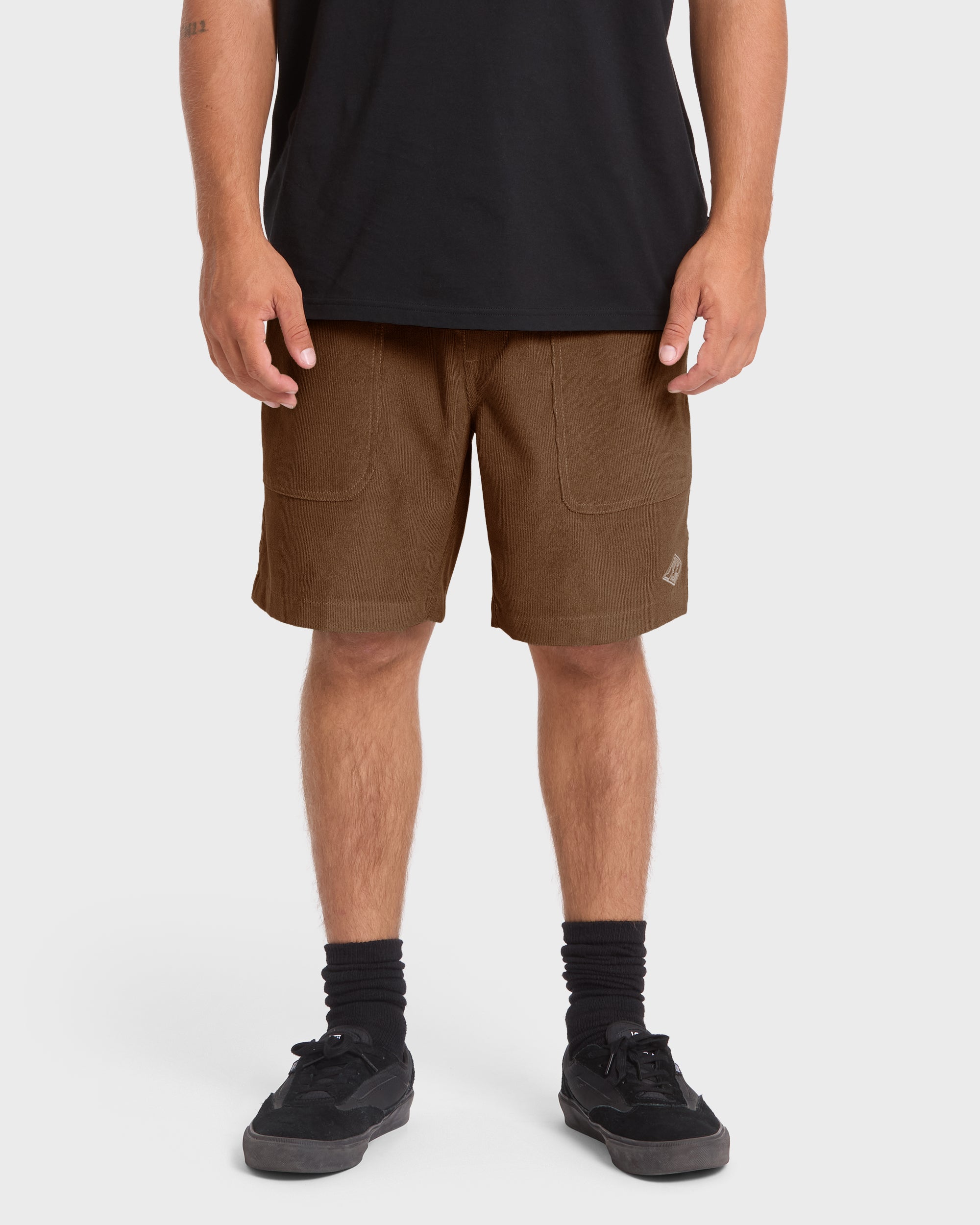 De La Cruz Cord 18" Amphibian Hybrid Shorts - Sepia