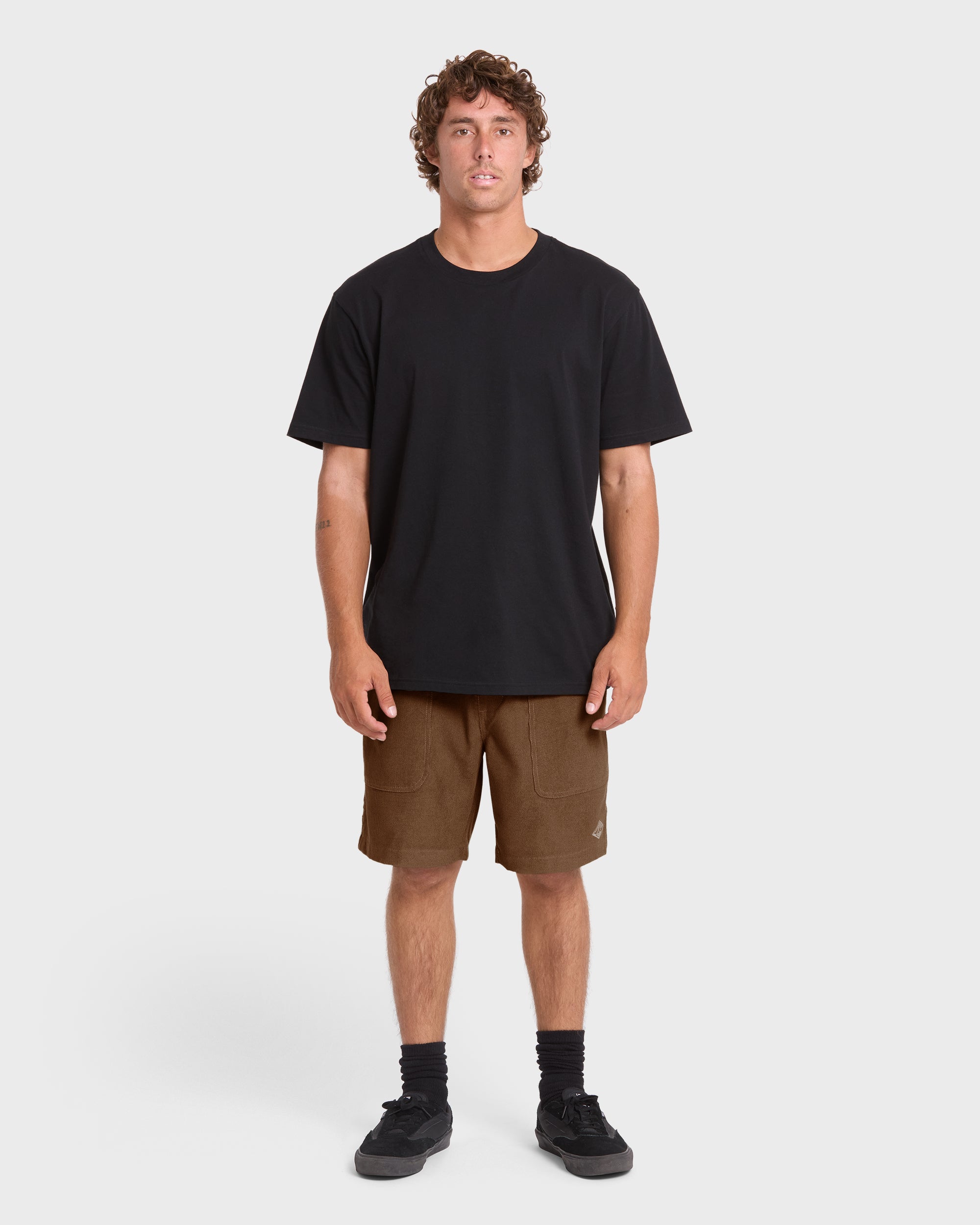 De La Cruz Cord 18" Amphibian Hybrid Shorts - Sepia