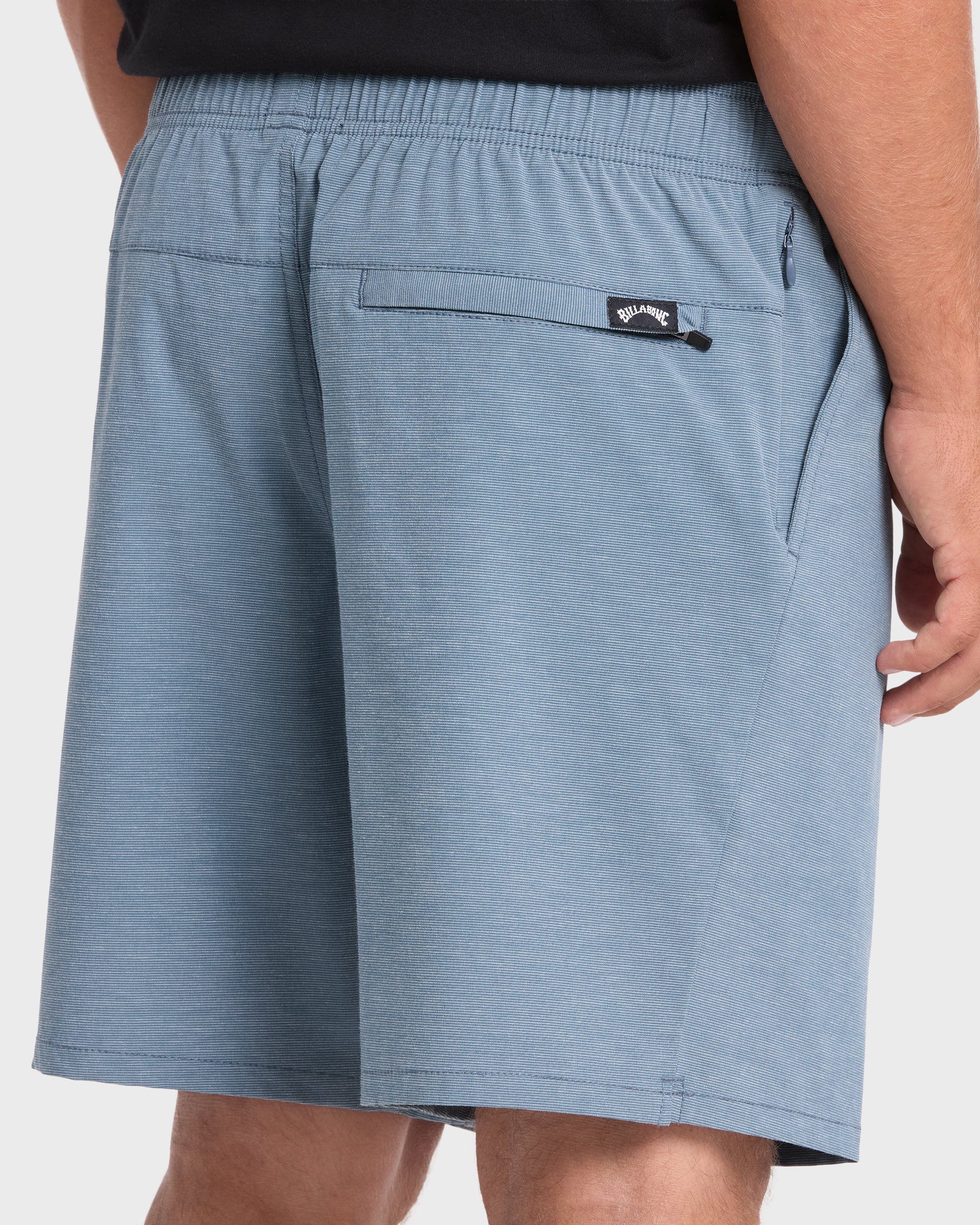 Crossfire Elastic Wave Washed 18" Amphibian Hybrid Shorts - China Blue