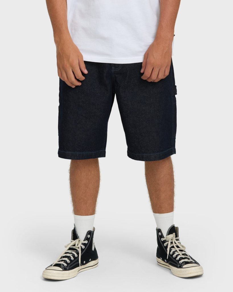 Bad Dog 22" Denim Shorts - Dark Denim