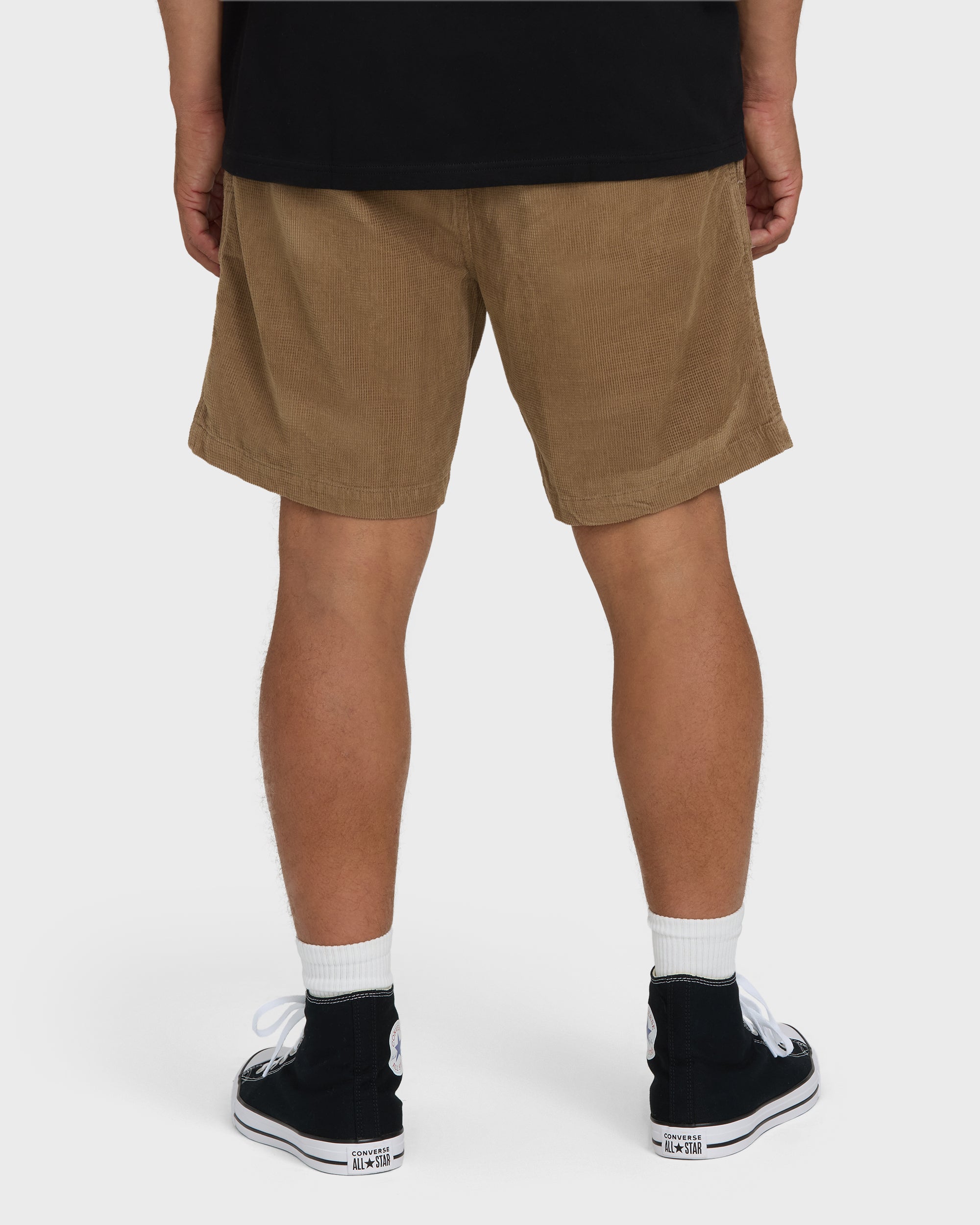Larry Layback 17" Corduroy Shorts - Vintage Khaki