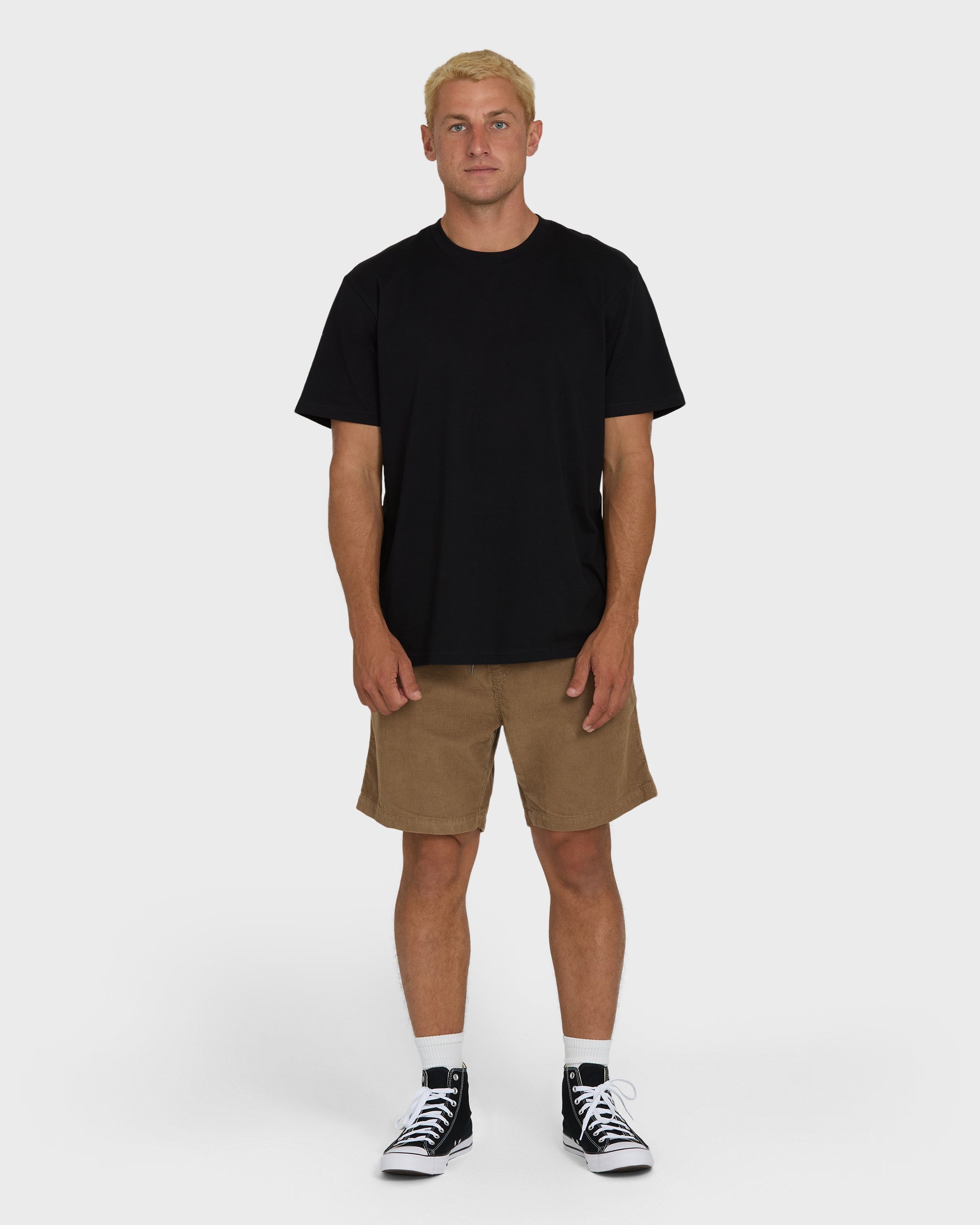 Larry Layback 17" Corduroy Shorts - Vintage Khaki
