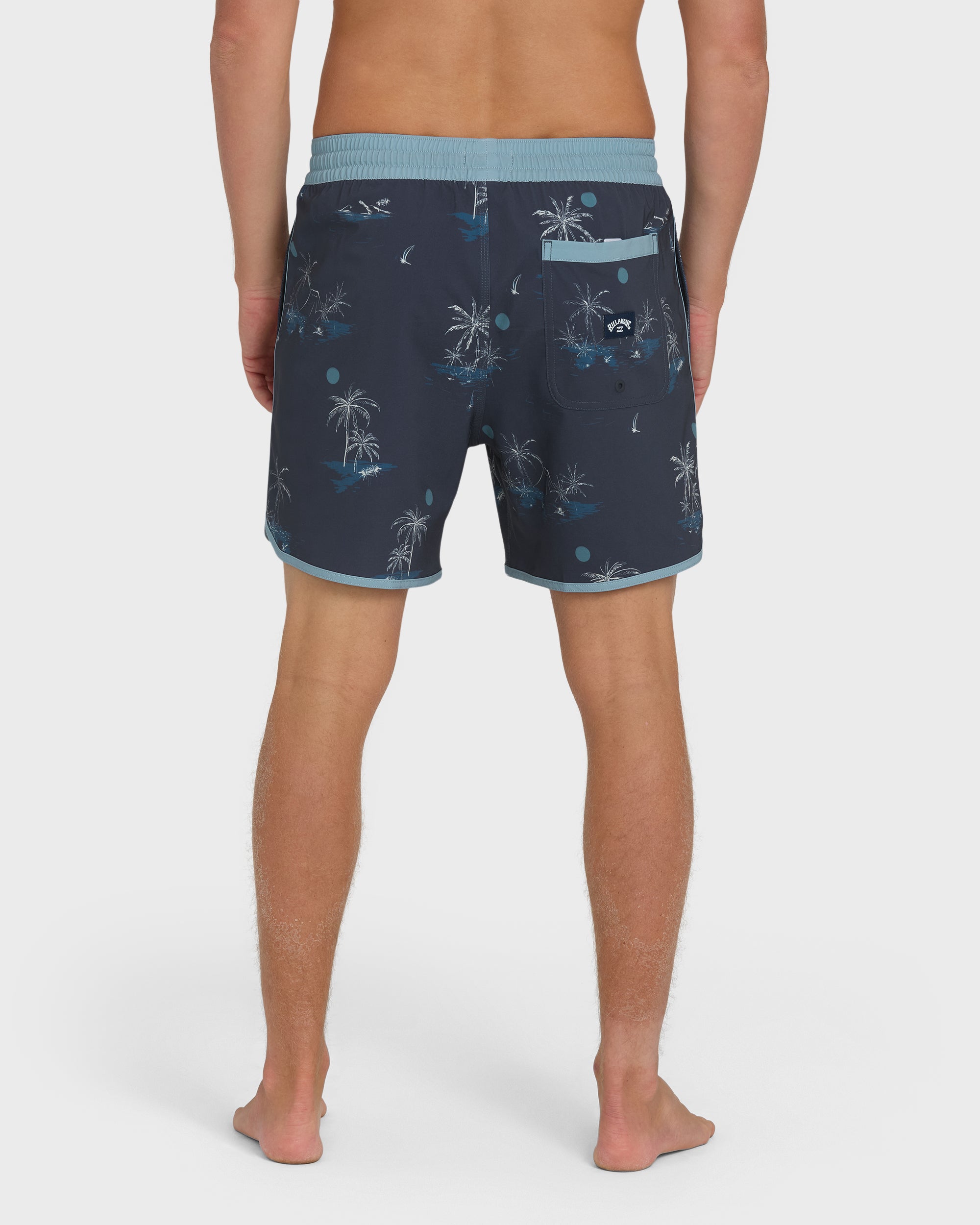 Seventy Three Layback 16" Trunks - True Navy