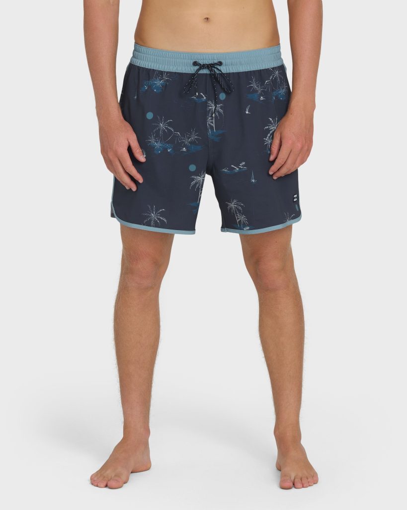 Seventy Three Layback 16" Trunks - True Navy