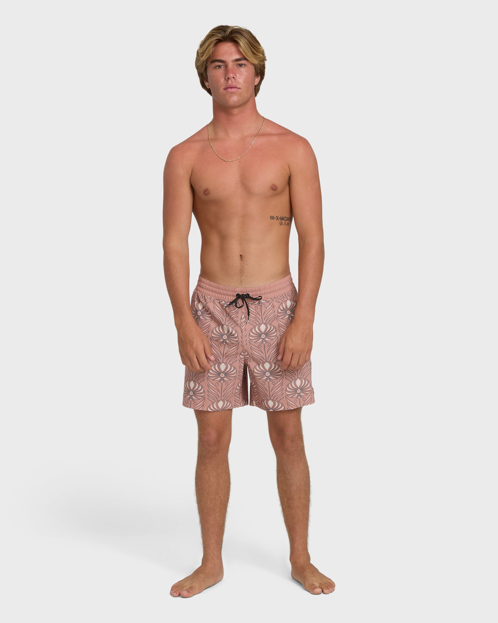 Good Times Layback 16" Trunks - Ash Rose