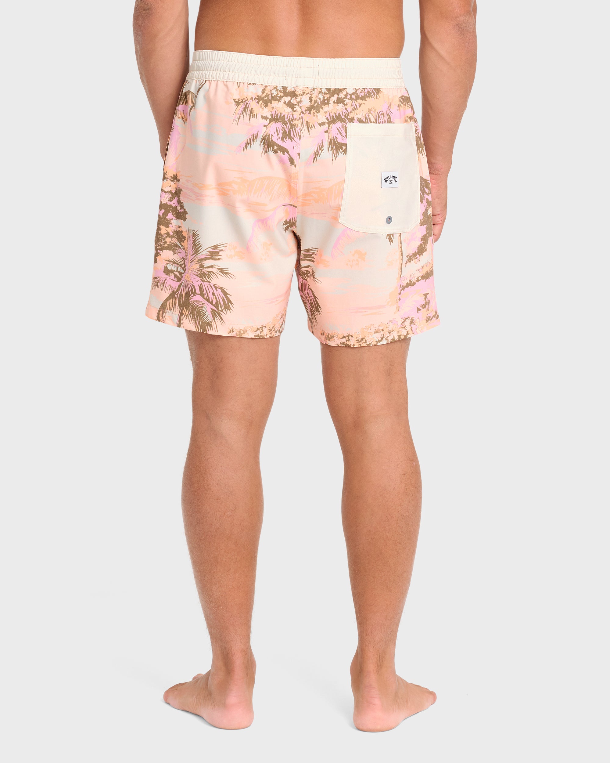 Good Times Layback 16" Swim Trunks - Pale Peach