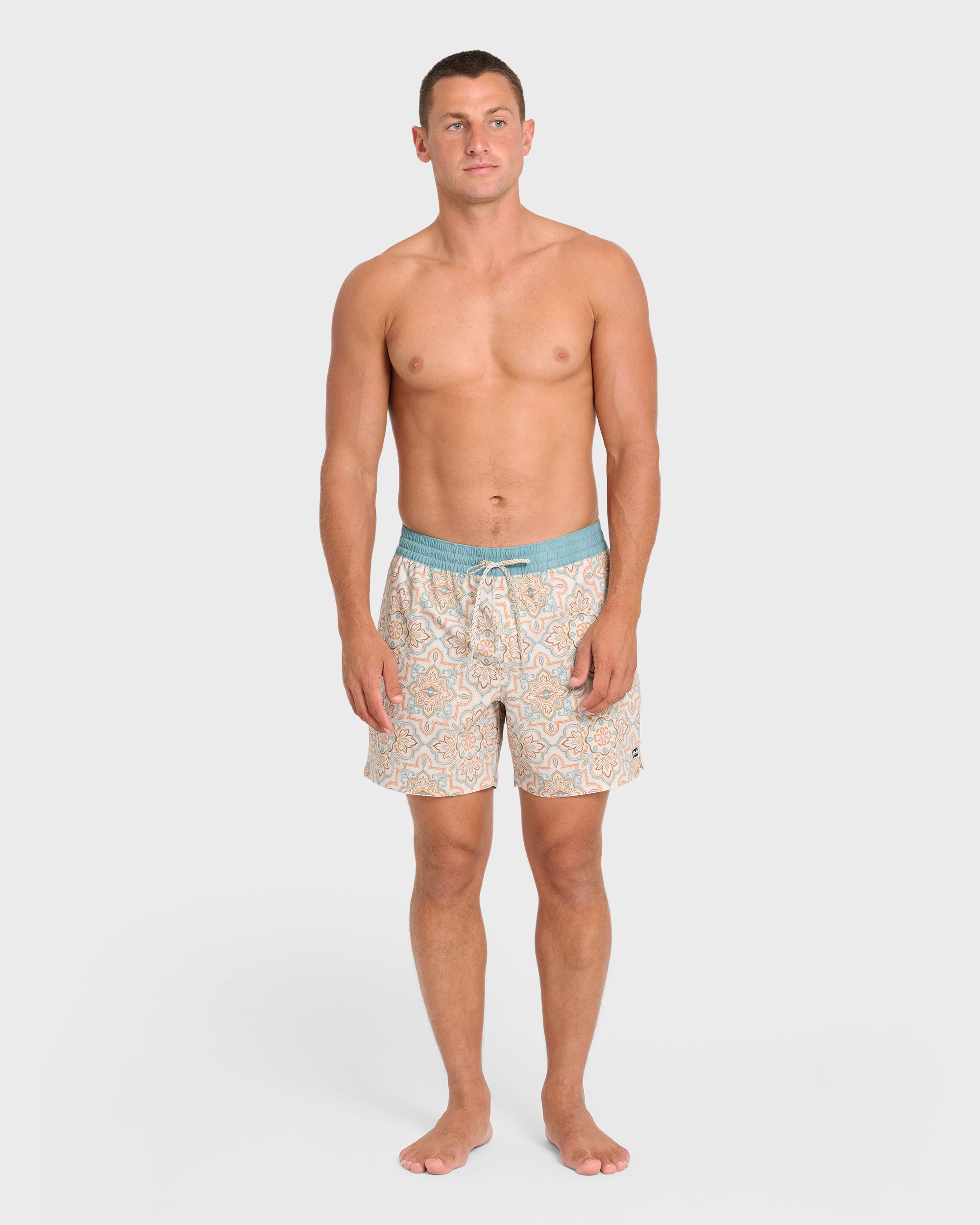 Good Times Layback 16" Swim Trunks - Vintage Khaki