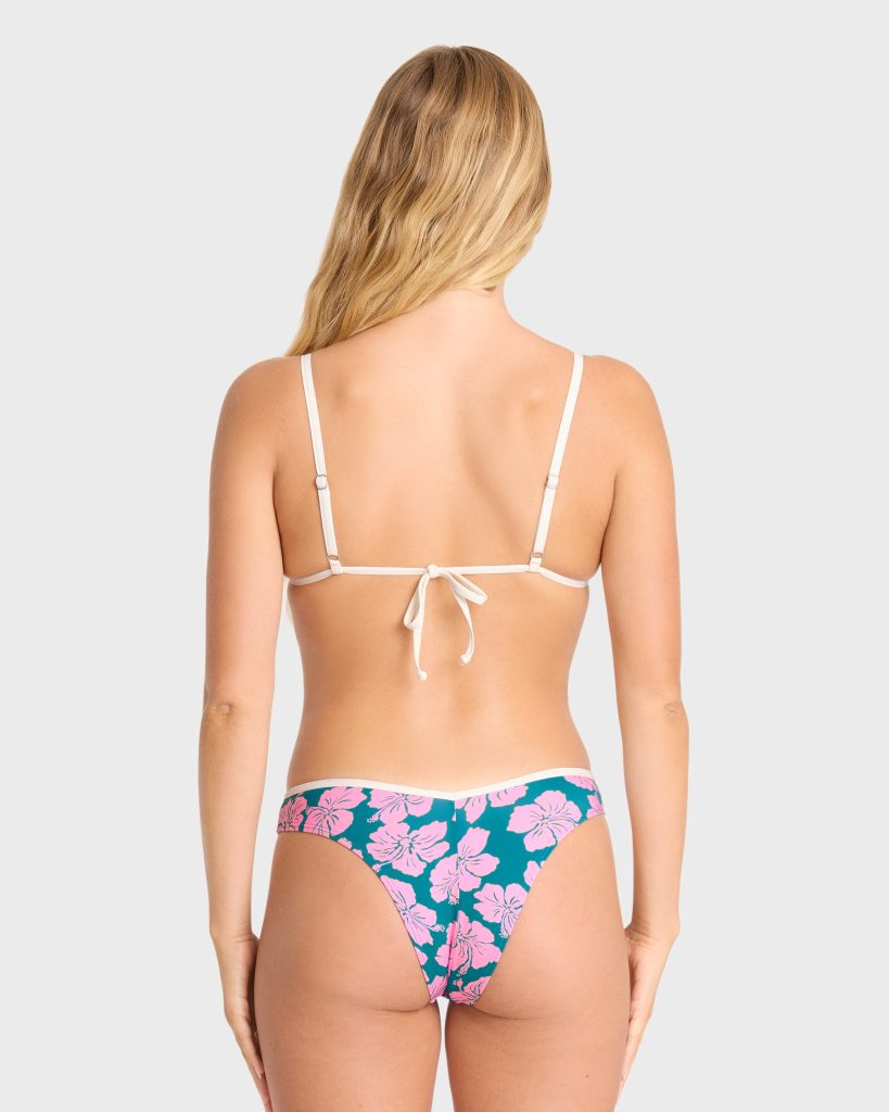 Mahalo Baby V Hike Skimpy Bikini Bottoms - Deep Lagoon