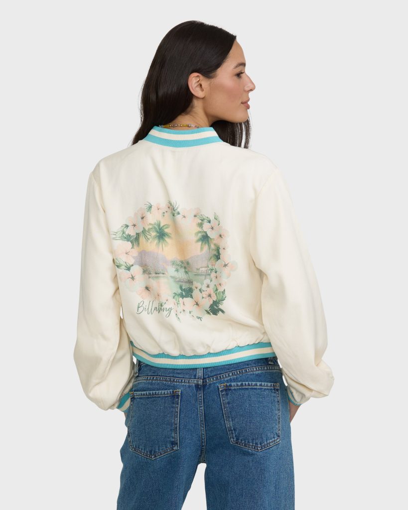 Sea Friends Bomber Jacket - White Cap