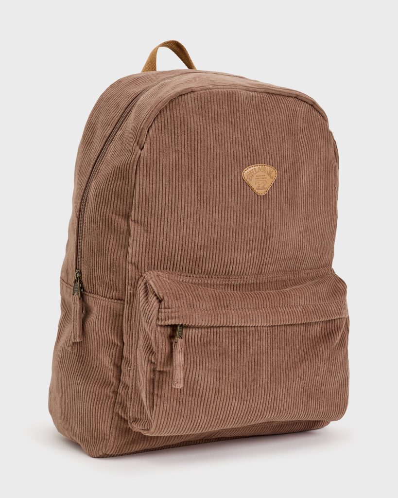 Schools Out Cord Backpack - Brown Stone