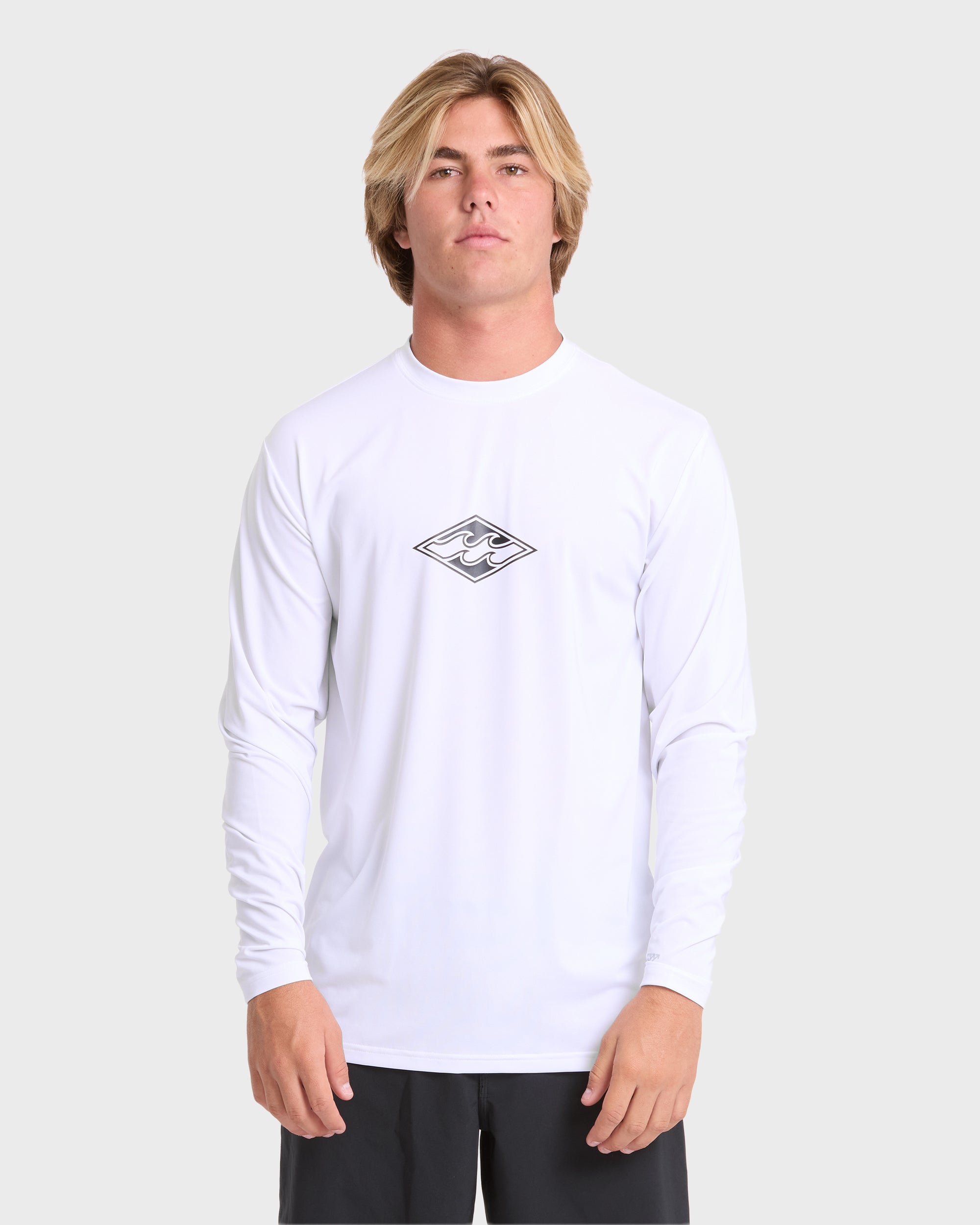 All Day Wave UPF 50 Long Sleeve Surf Tee - White