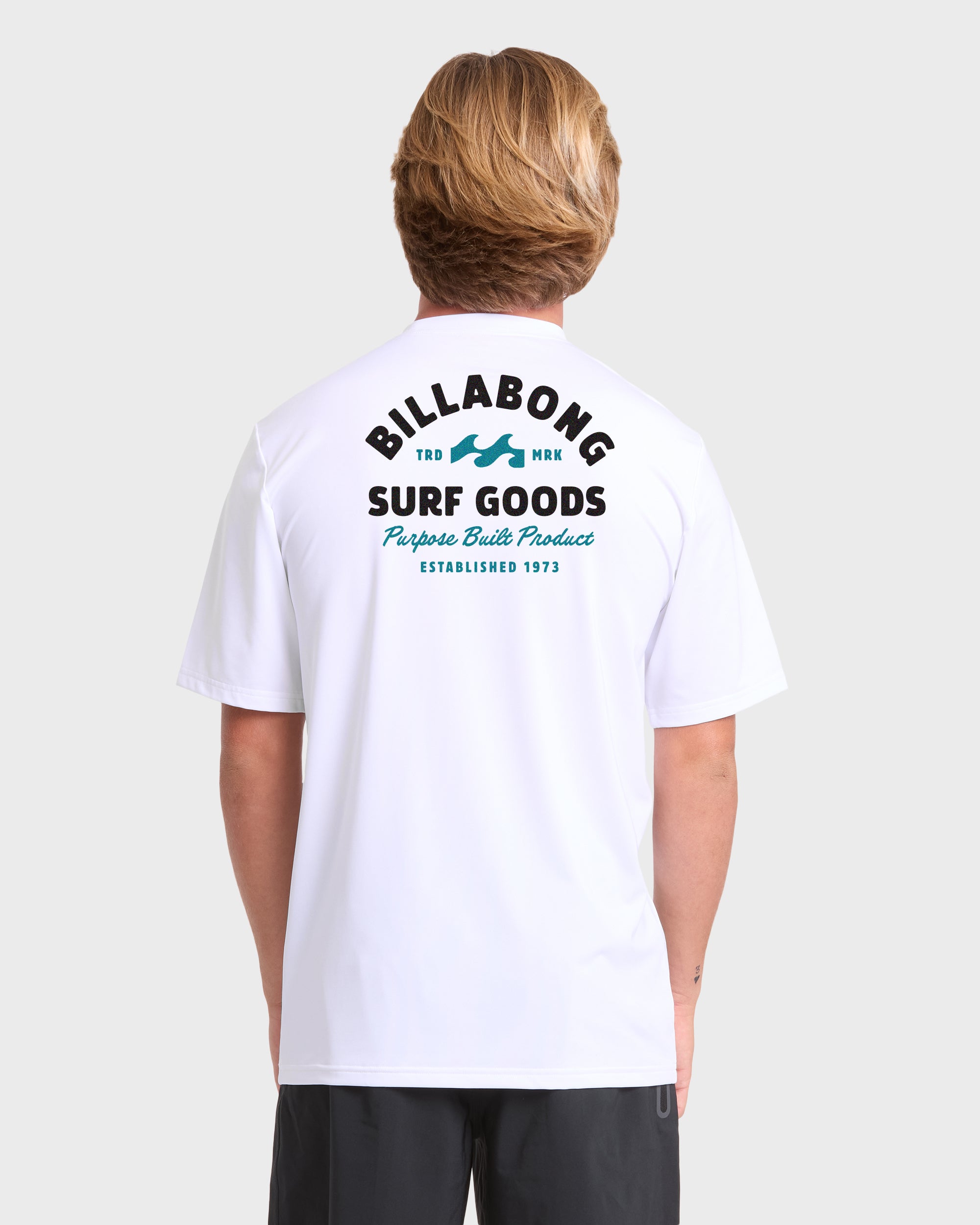 Rift UPF 50 Short Sleeve Surf Tee - White