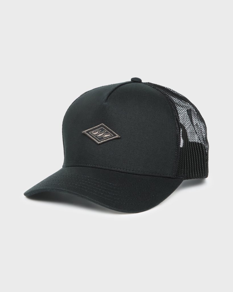Stacked Trucker Hat - Black