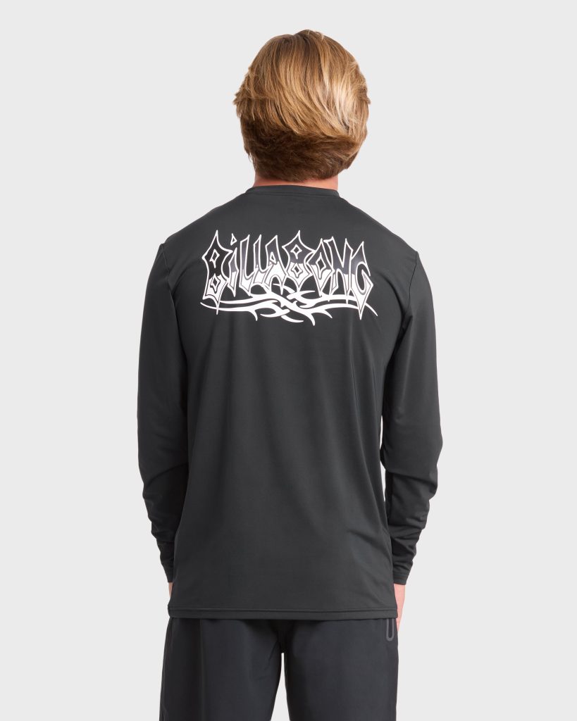 Primo Pack Loose Fit UPF 50 Long Sleeve Surf Tee - Black