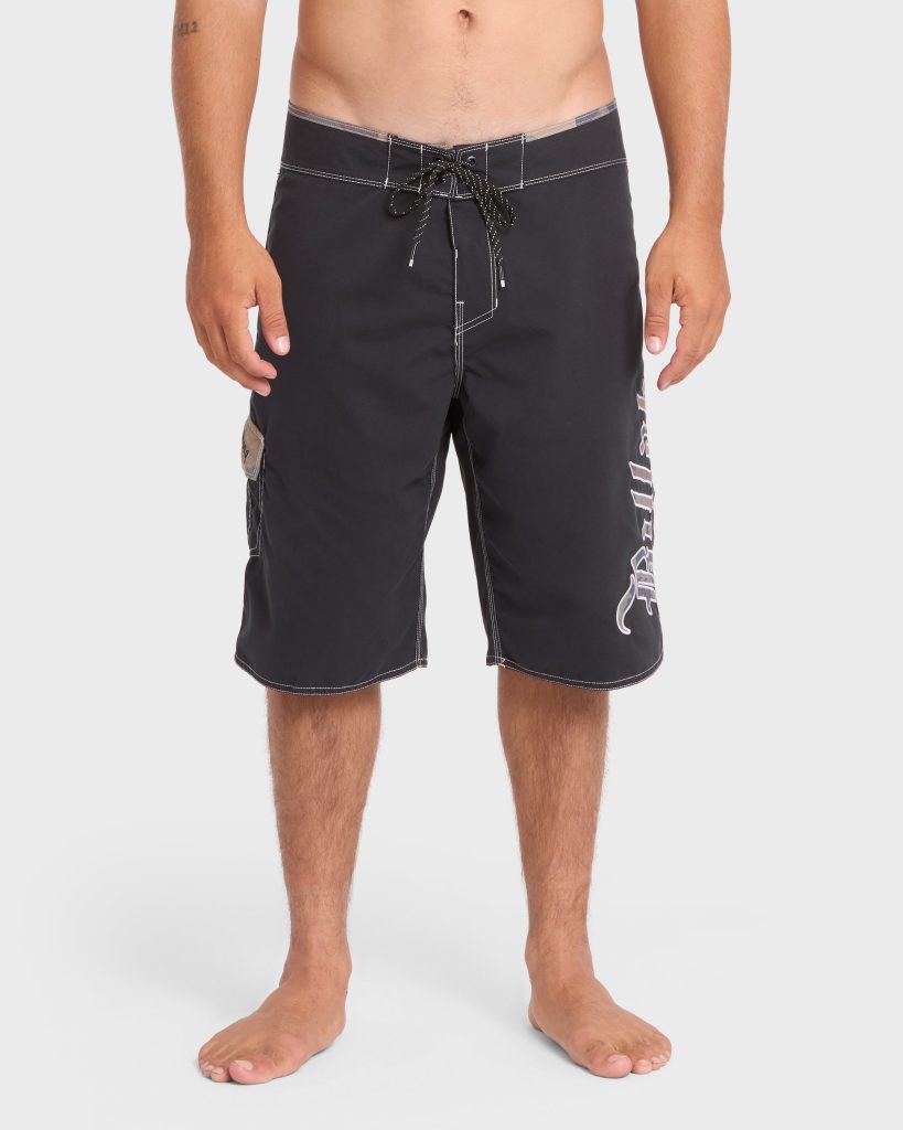 Temple Pro 22" Boardshorts - Black