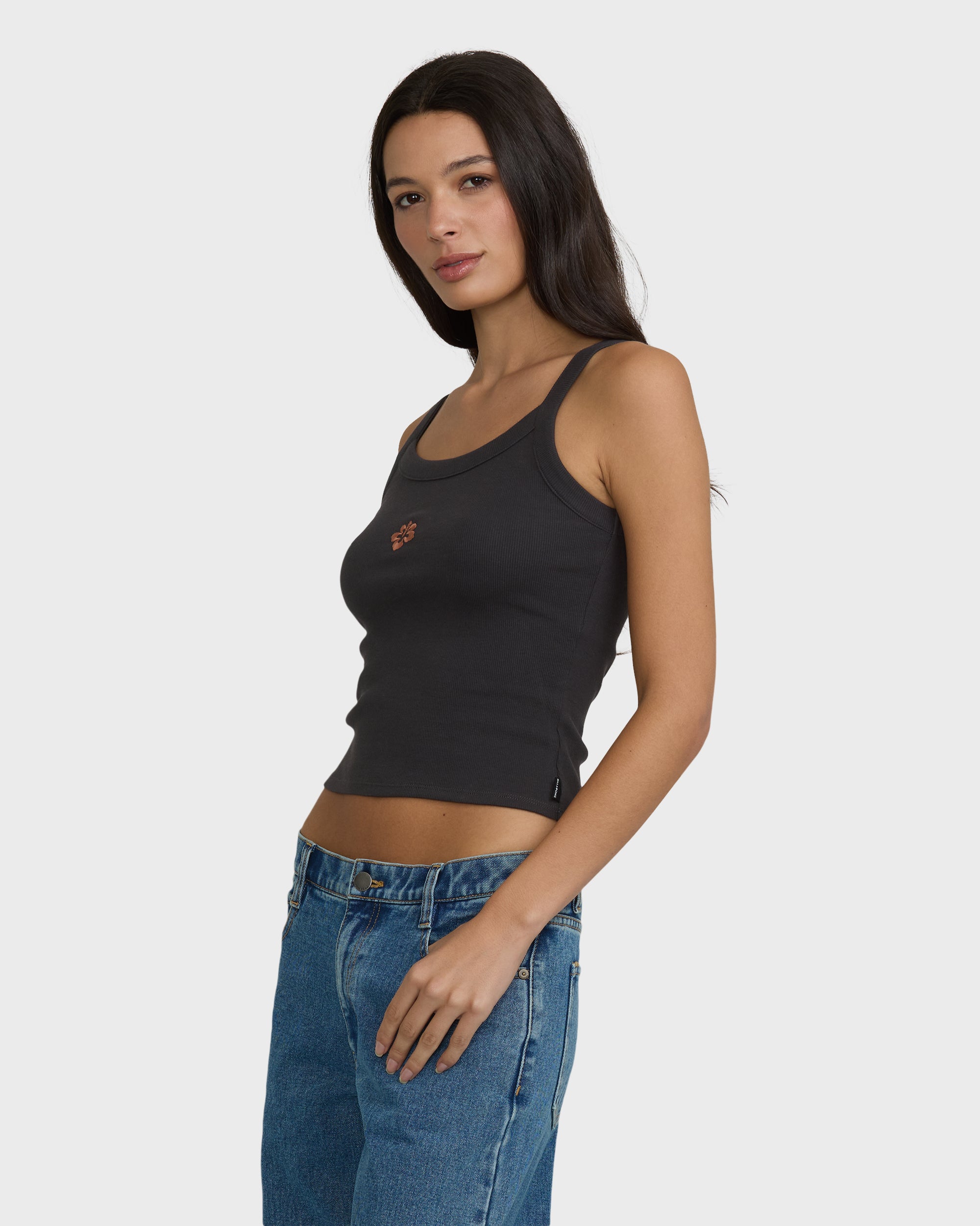 Day Trip Forever Tank Top - Black Sands