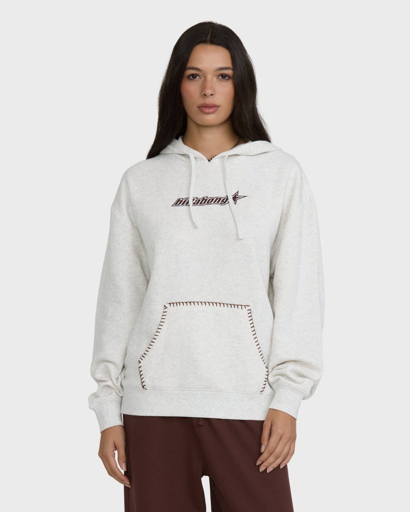 Chrome Tide Pullover Hoodie - Frost Gray Heather