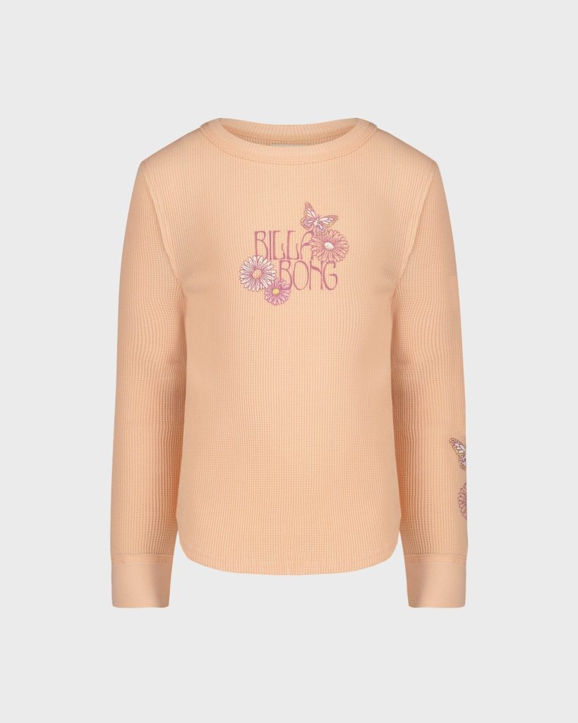 Girls Feeling Free Long Sleeve Thermal T-Shirt