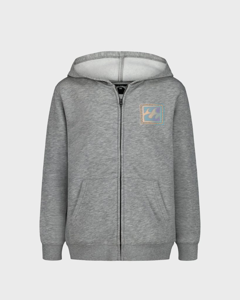 Little Boys Crayon Wave Full Zip Hoodie
