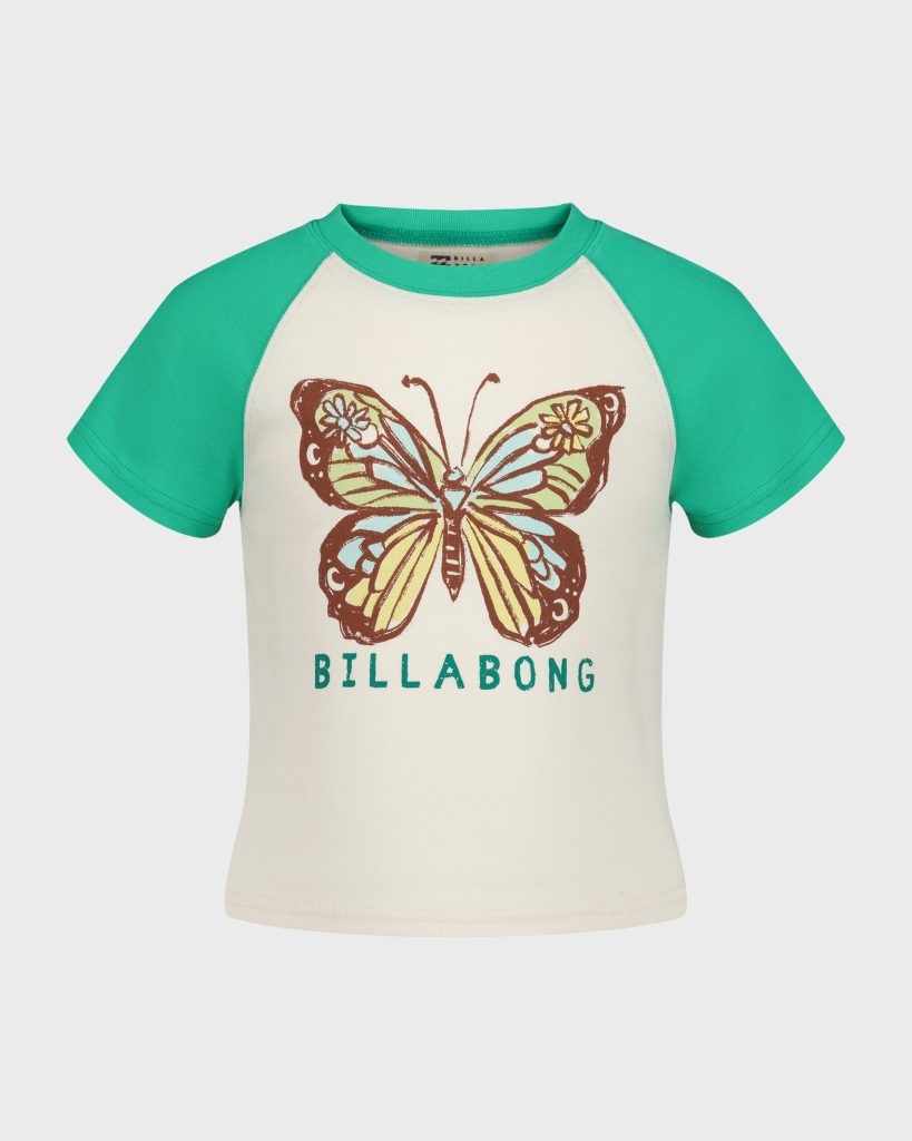 Girls Butterfly Stamp T-Shirt