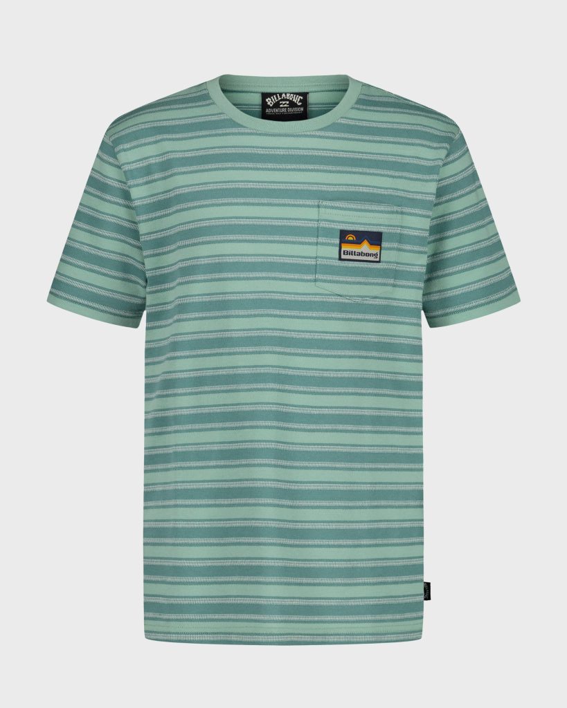 Boys Miles Stripe Pocket Short Sleeve T-Shirt