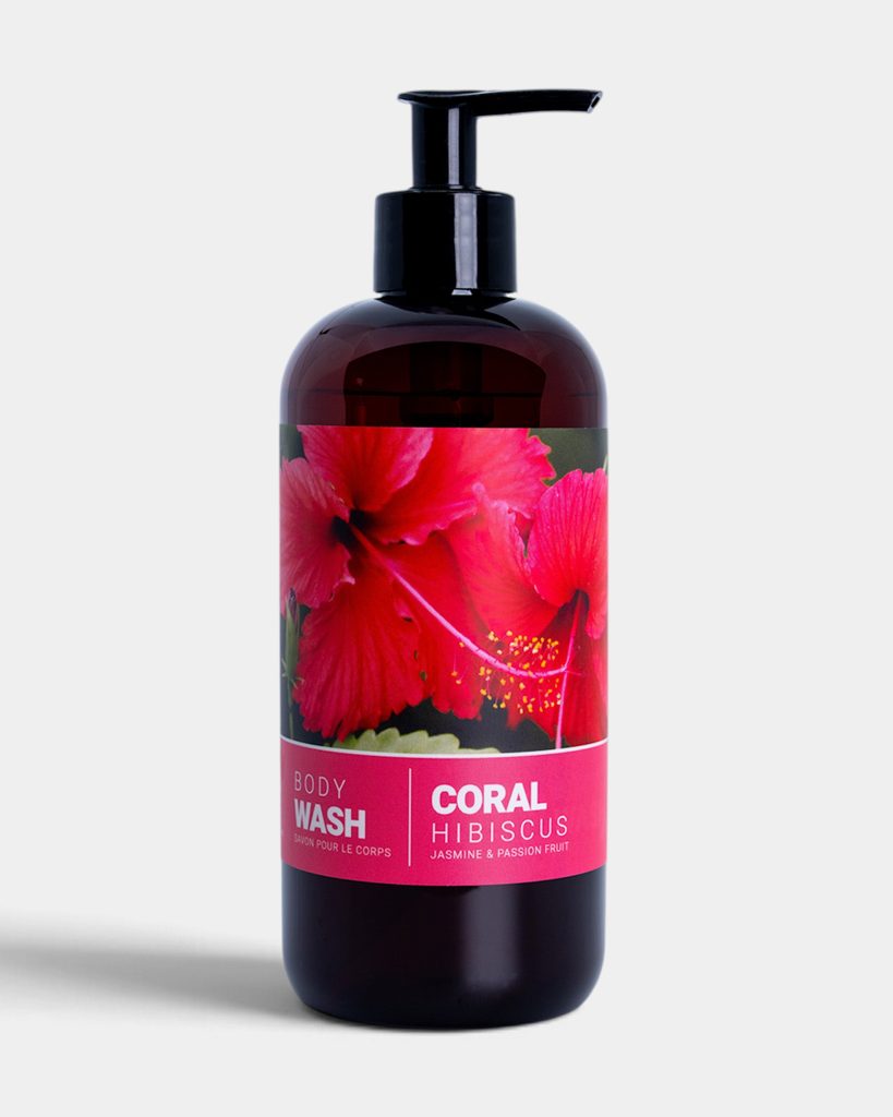 Coral Hibiscus Body Wash