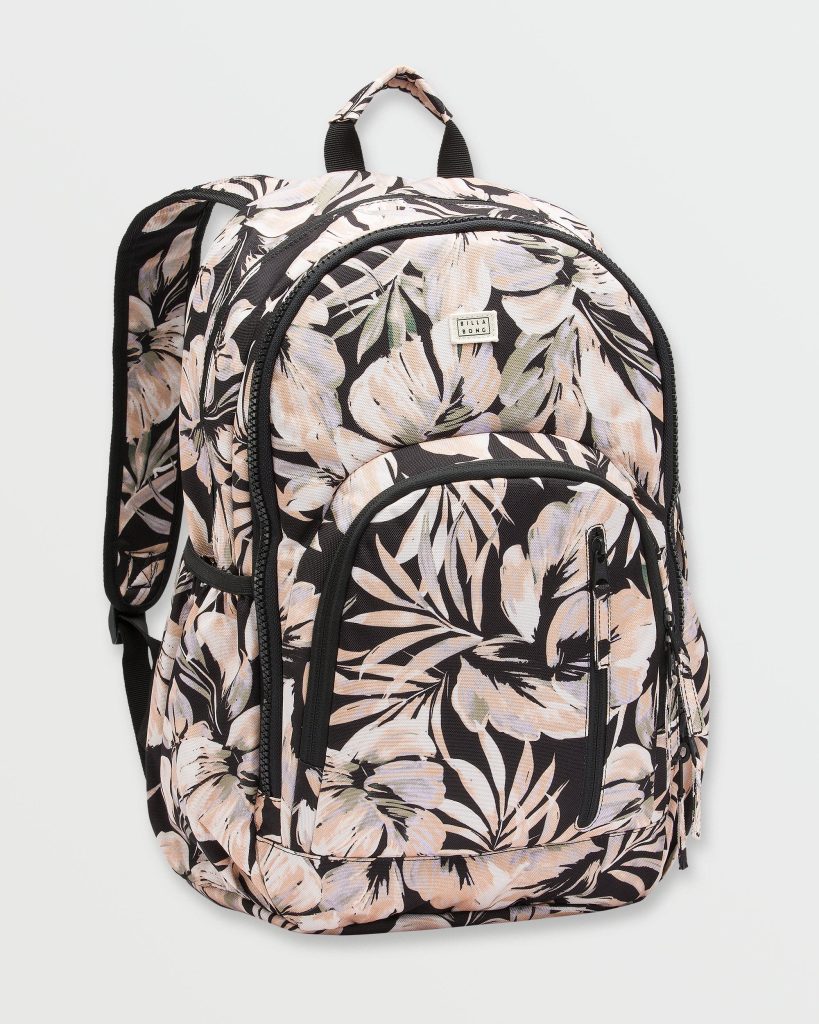 Roadie Backpack - Black Floral